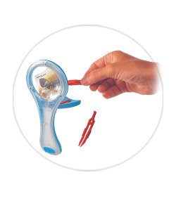 זכוכית מגדלת | עם פינצטה להחזקת דבורים